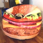 Burger Chair with Pug