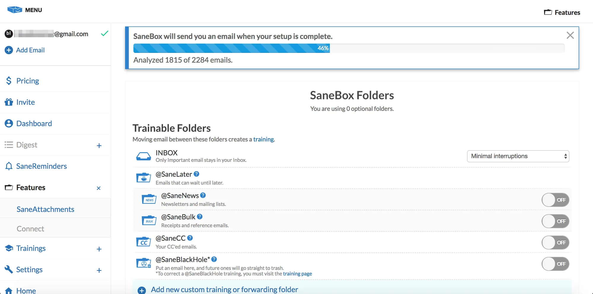 Email Productivity Sanebox