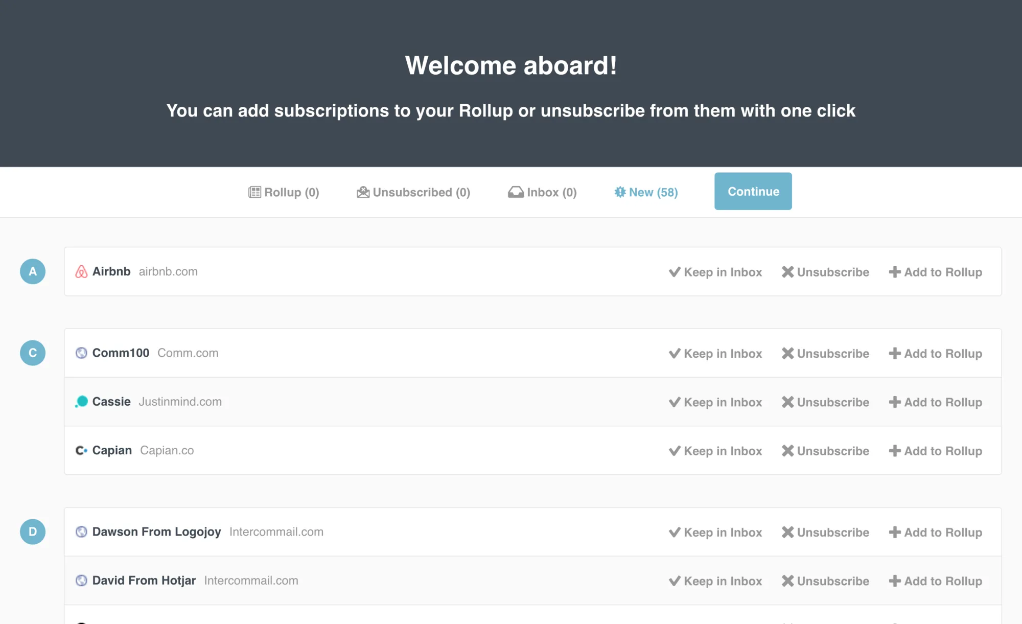 Email Productivity UnrollMe