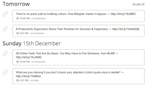 Buffer business tool