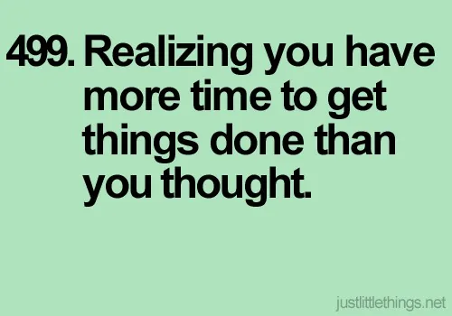 Just Little Things