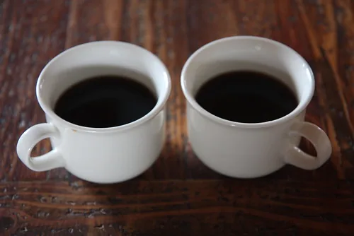 Coffee in the morning